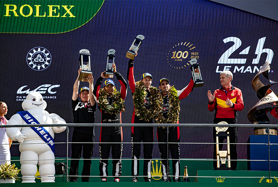 TOYOTA GAZOO Racing second in Le Mans thriller